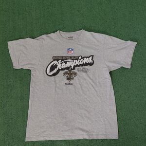 VINTAGE 2010 Reebok New Orleans Saints Super Bowl XLIV Champions NFL Football Gr
